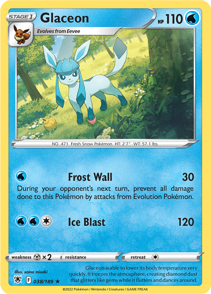 Glaceon - 38/189 - Rare