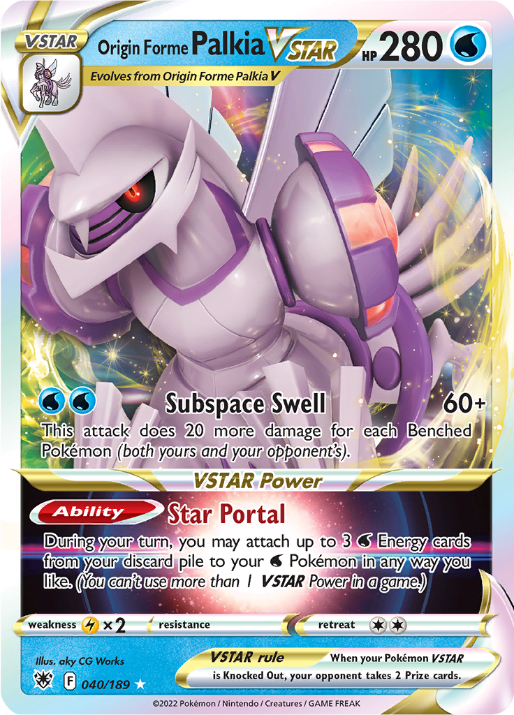 Origin Forme Palkia VSTAR - 40/189 - Ultra Rare