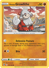 Hisuian Growlithe - 70/189 - Common