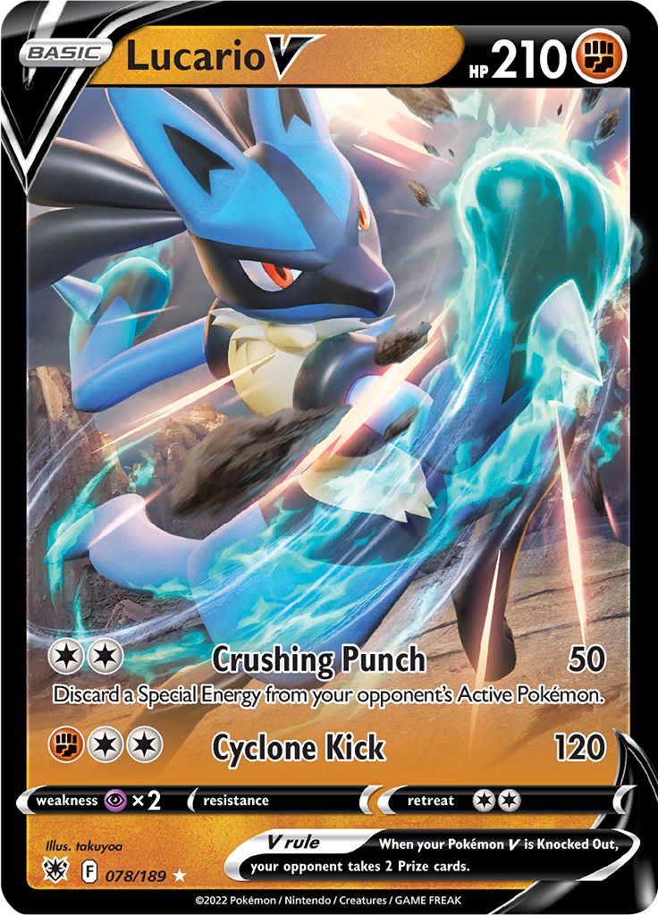 Lucario V - 78/189 - Ultra Rare