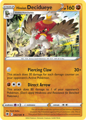 Hisuian Decidueye - 82/189 - Holo Rare