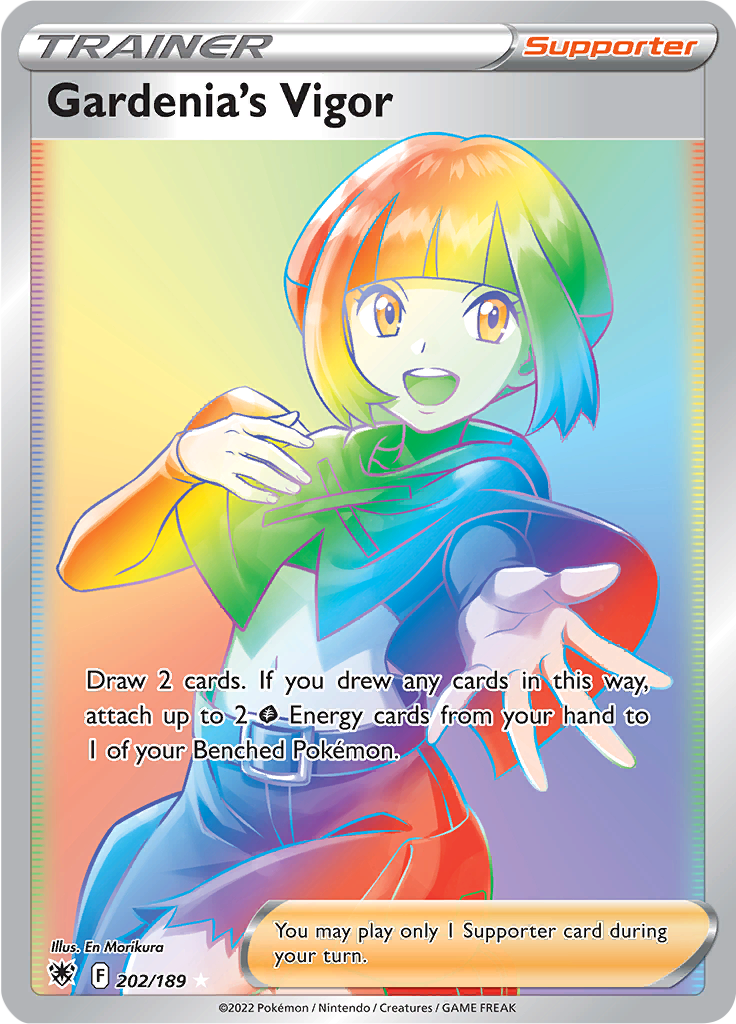 Gardenia's Vigor - 202/189 - Rainbow Rare