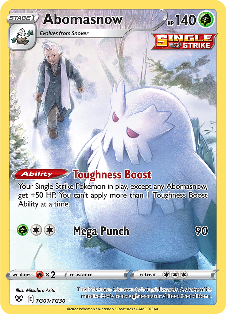 Abomasnow - TG1/TG30 - Character Holo Rare