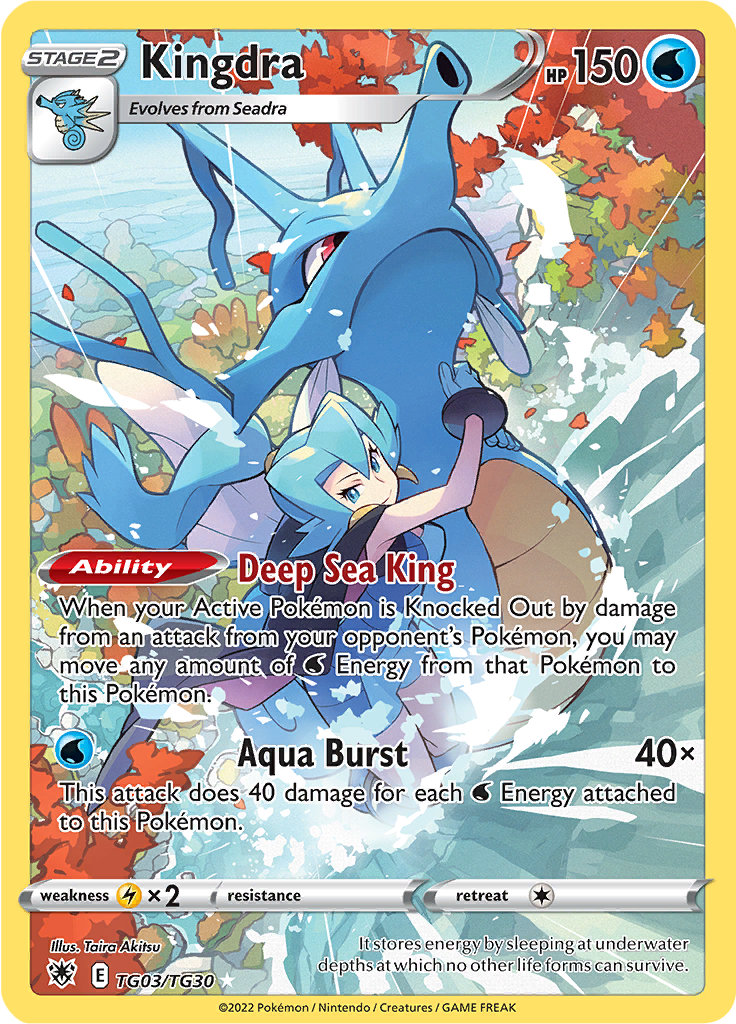 Kingdra - TG3/TG30 - Character Holo Rare