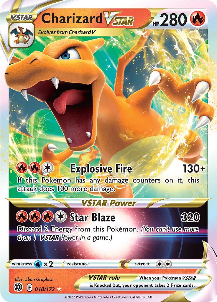 Charizard VSTAR - 18/172 - Ultra Rare