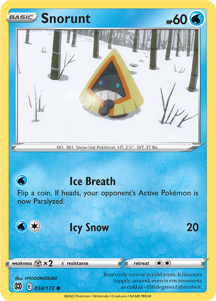 Snorunt - 34/172 - Common