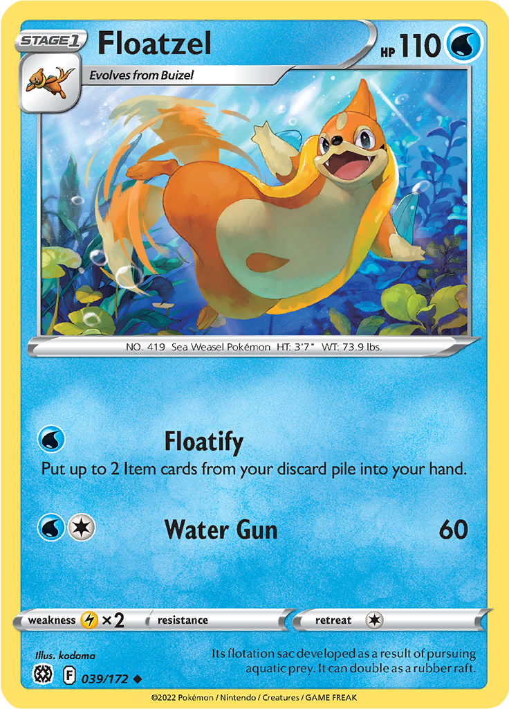 Floatzel - 39/172 - Uncommon
