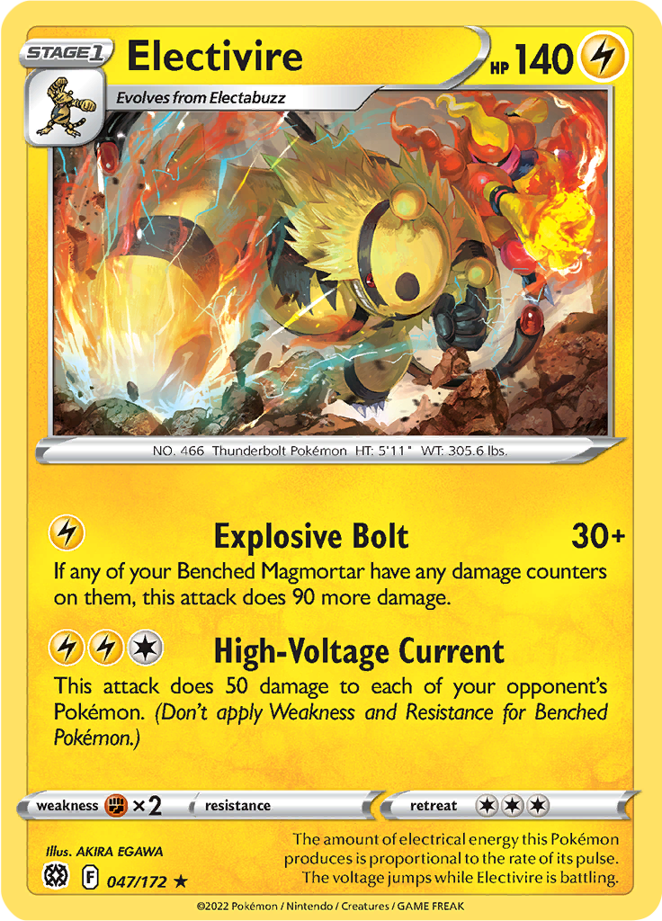 Electivire - 47/172 - Rare