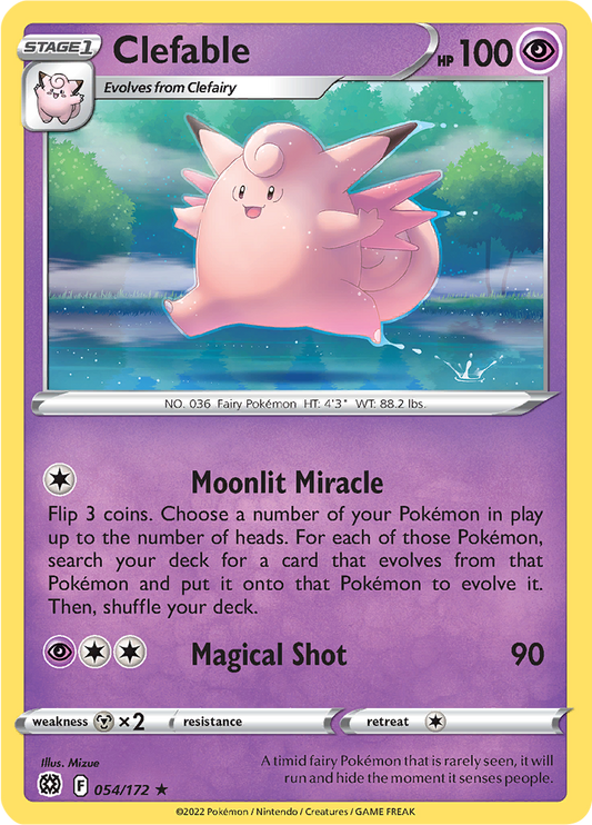 Clefable - 54/172 - Rare