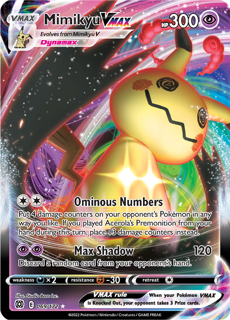 Mimikyu VMAX - 69/172 - Ultra Rare