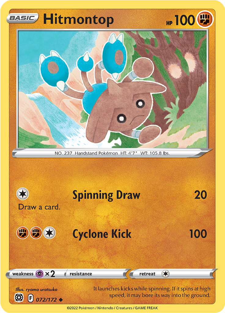Hitmontop - 72/172 - Uncommon