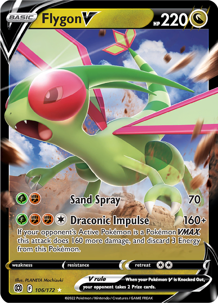 Flygon V - 106/172 - Ultra Rare