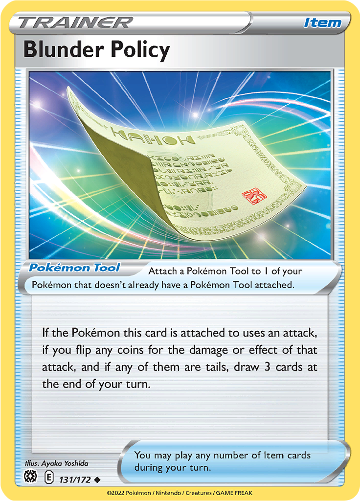 Blunder Policy - 131/172 - Uncommon