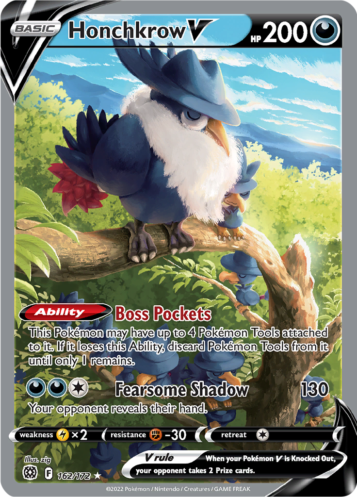 Honchkrow V - 162/172 - Full Art Rare
