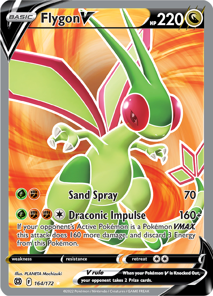 Flygon V - 164/172 - Full Art Rare