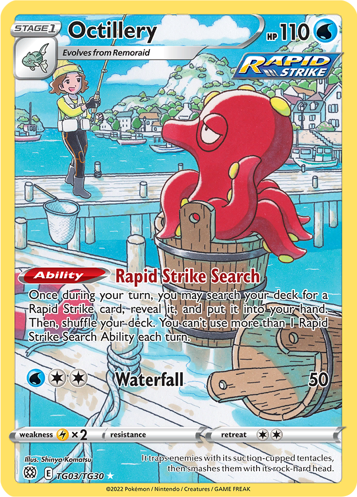 Octillery - TG3/TG30 - Character Holo Rare