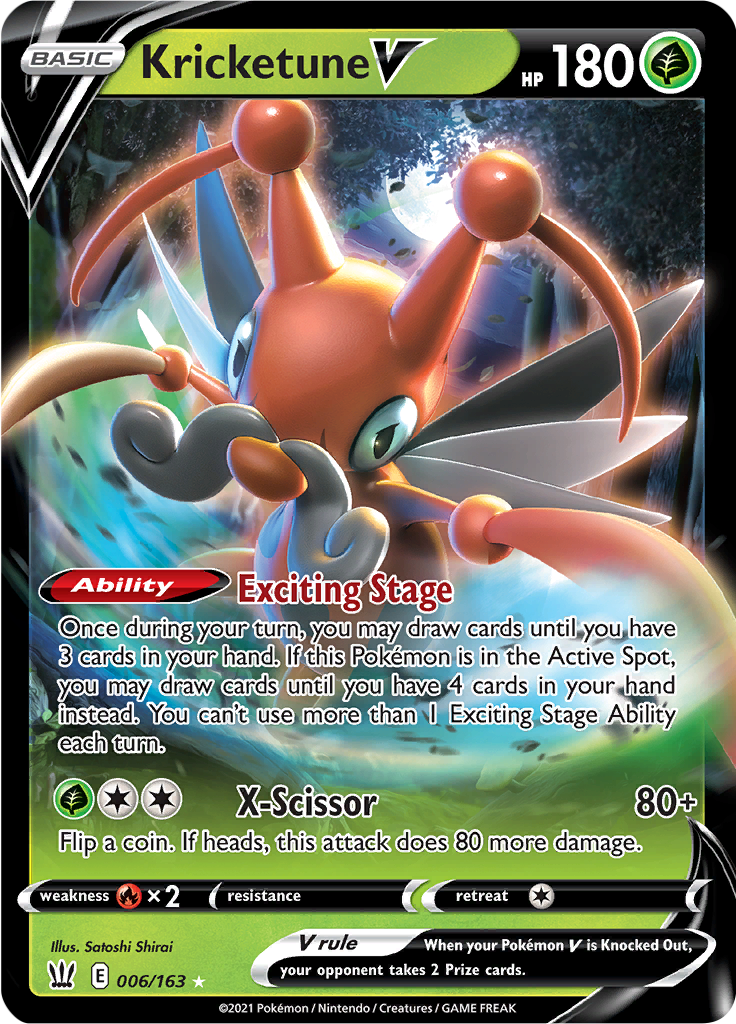 Kricketune V - 6/163 - Ultra Rare