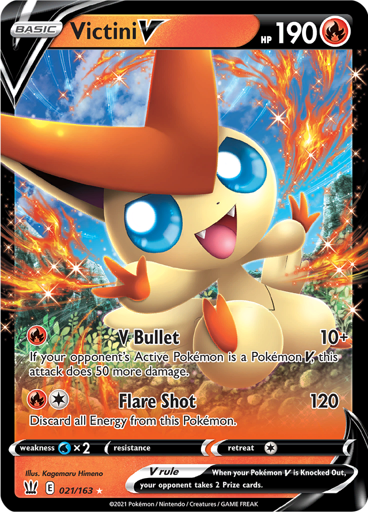 Victini V - 21/163 - Ultra Rare
