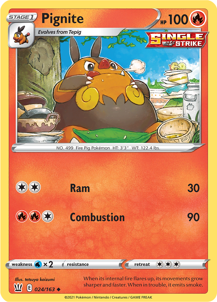 Pignite - 24/163 - Uncommon