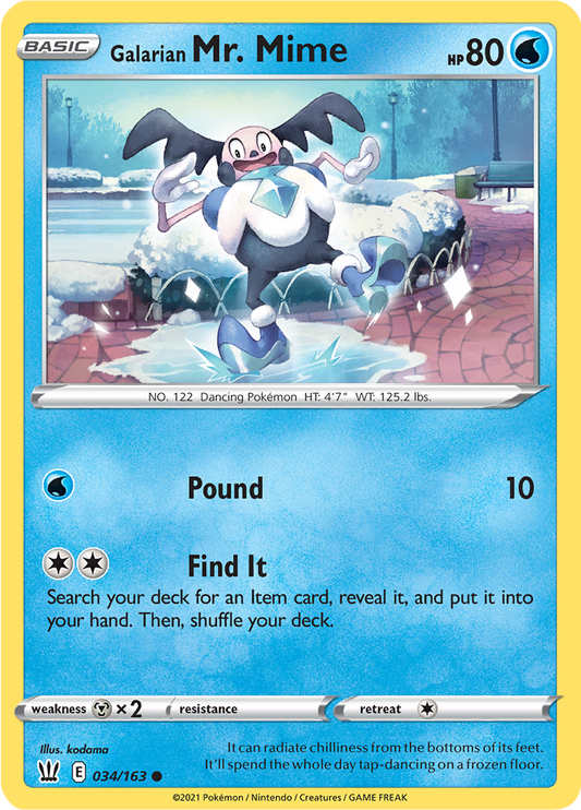 Galarian Mr. Mime - 34/163 - Common