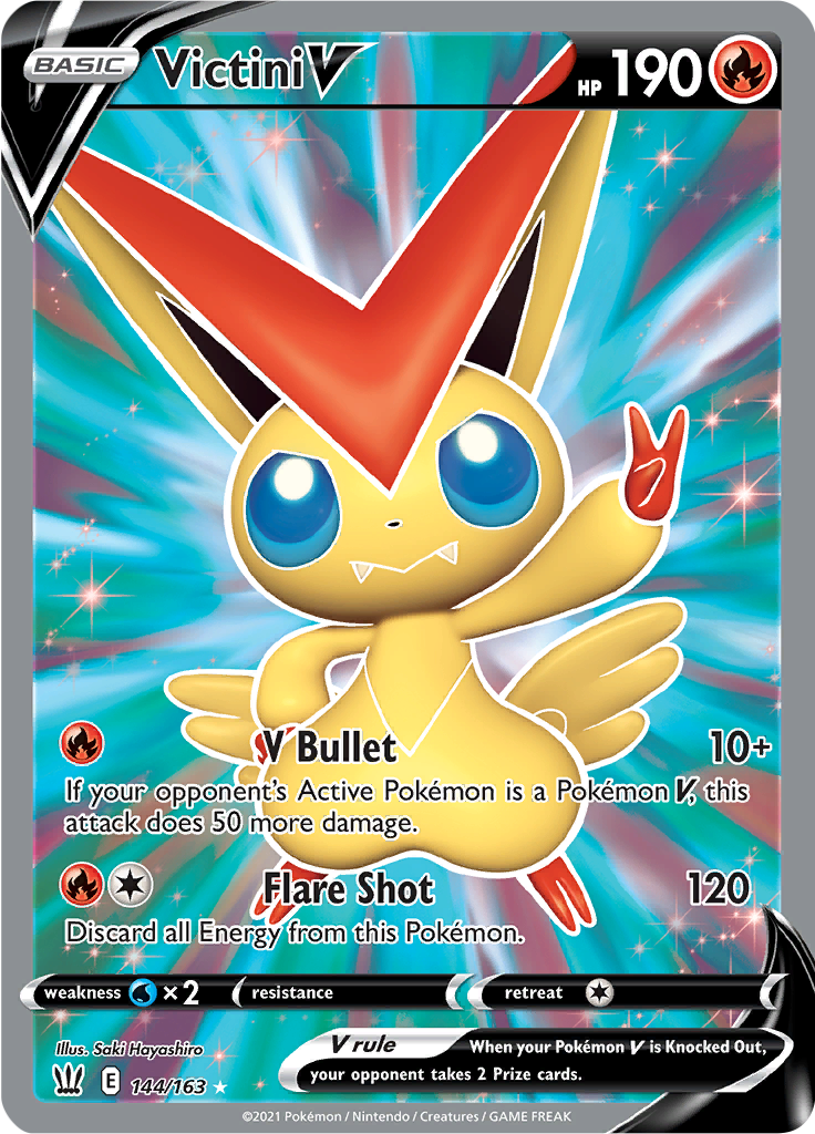 Victini V - 144/163 - Full Art Rare