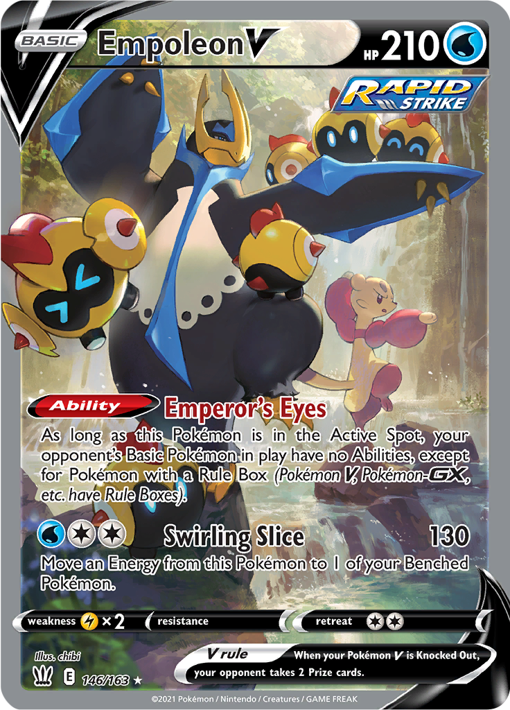 Empoleon V - 146/163 - Full Art Rare