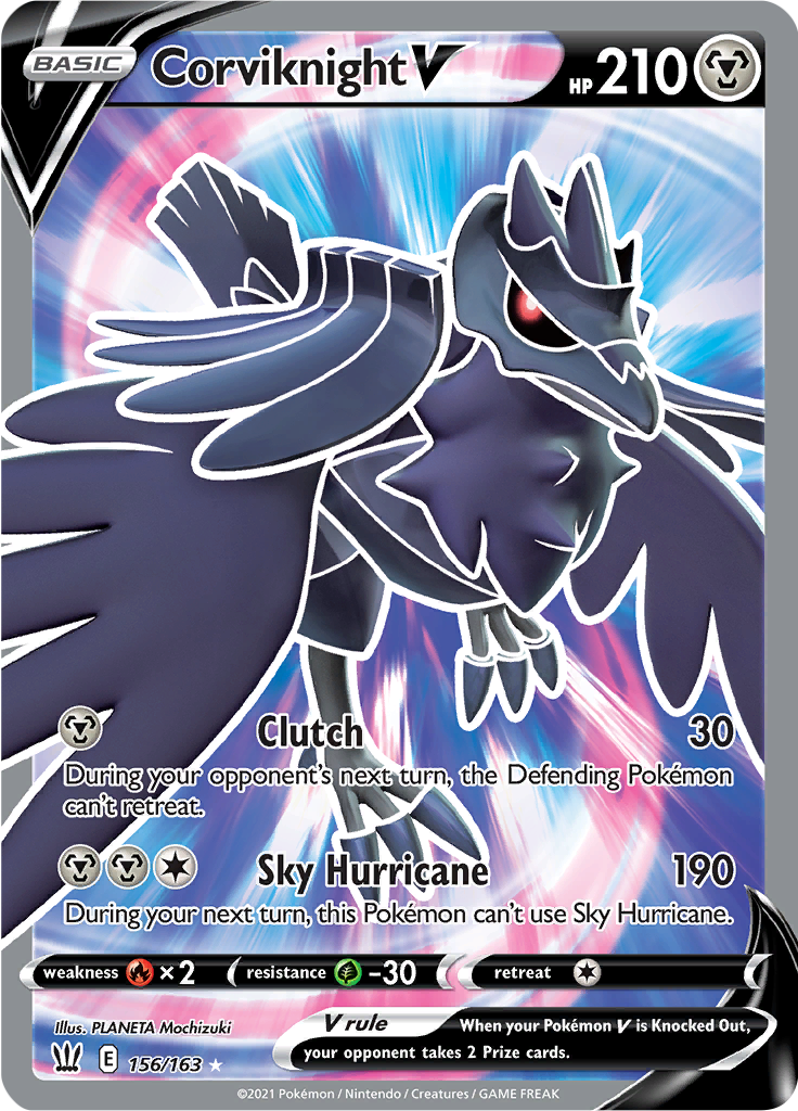 Corviknight V - 156/163 - Full Art Rare