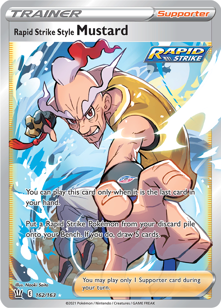Rapid Strike Style Mustard - 162/163 - Full Art Rare