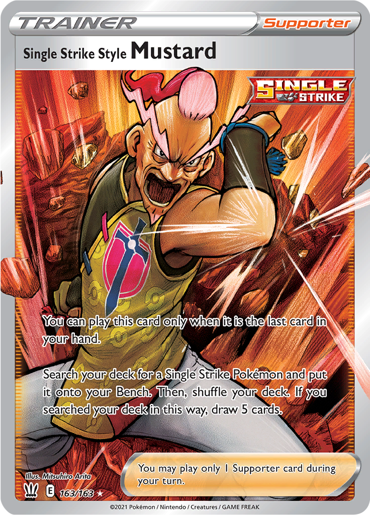 Single Strike Style Mustard - 163/163 - Full Art Rare