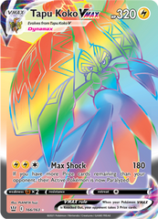 Tapu Koko VMAX - 166/163 - Rainbow Rare