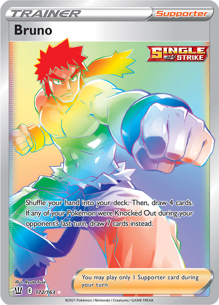 Bruno - 172/163 - Rainbow Rare