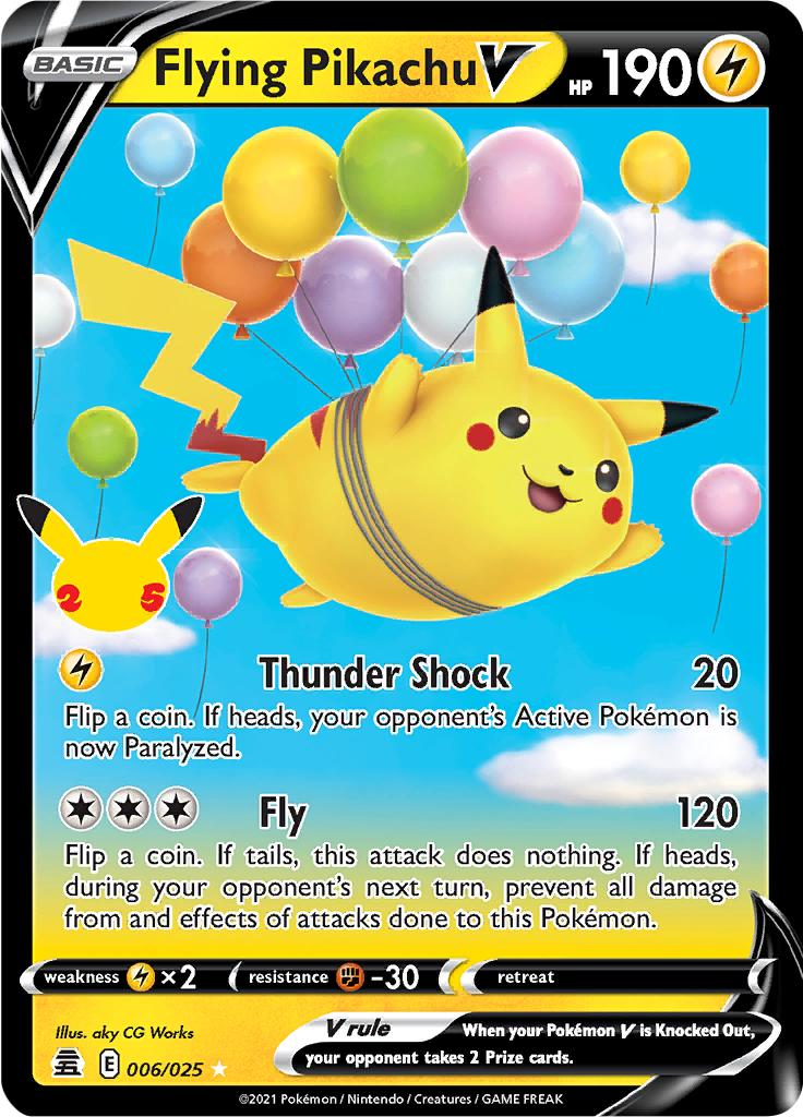Flying Pikachu V - 6/25 - Ultra Rare