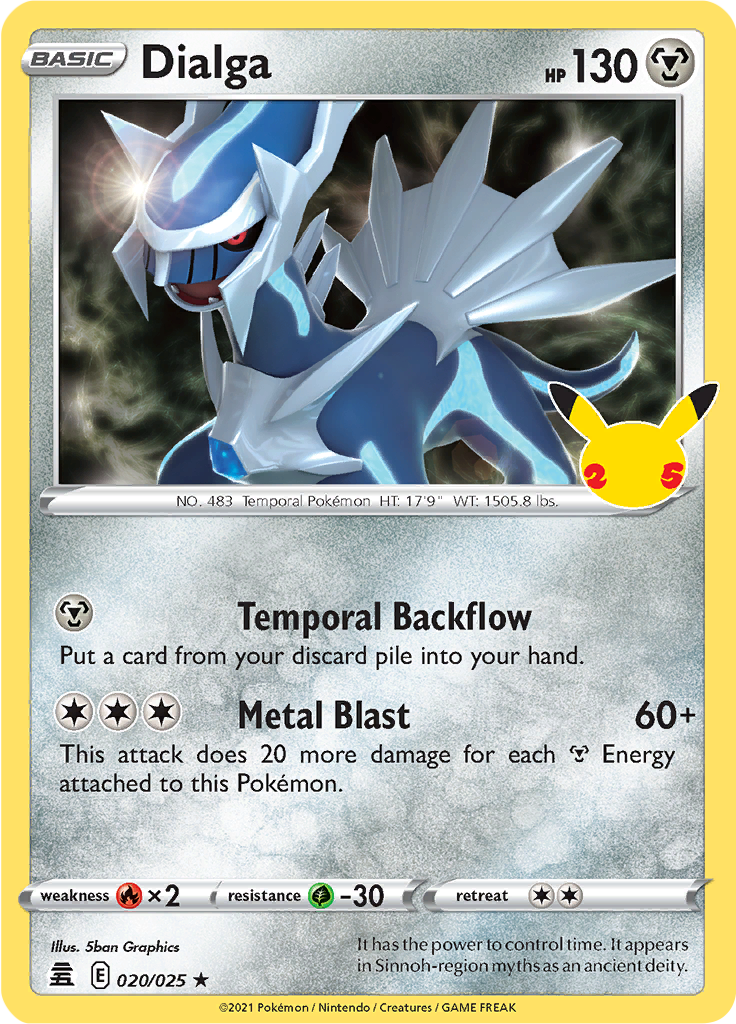 Dialga - 20/25 - Rare