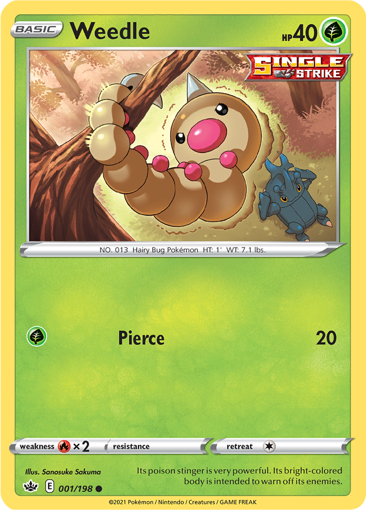Weedle - 1/198 - Common