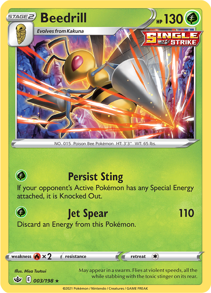 Beedrill - 3/198 - Holo Rare