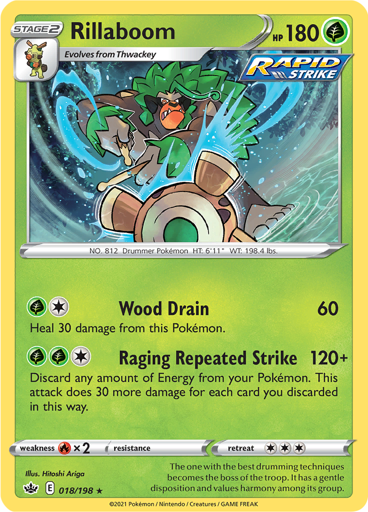 Rillaboom - 18/198 - Holo Rare