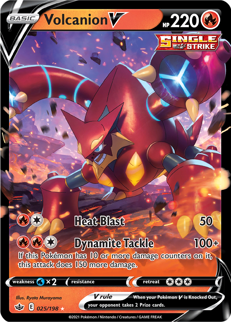 Volcanion V - 25/198 - Ultra Rare