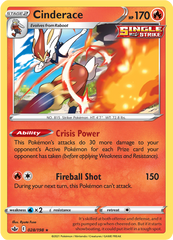 Cinderace - 28/198 - Holo Rare