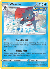 Weavile - 31/198 - Holo Rare