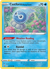 Castform Rainy Form - 33/198 - Common
