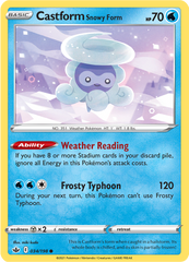 Castform Snowy Form - 34/198 - Common