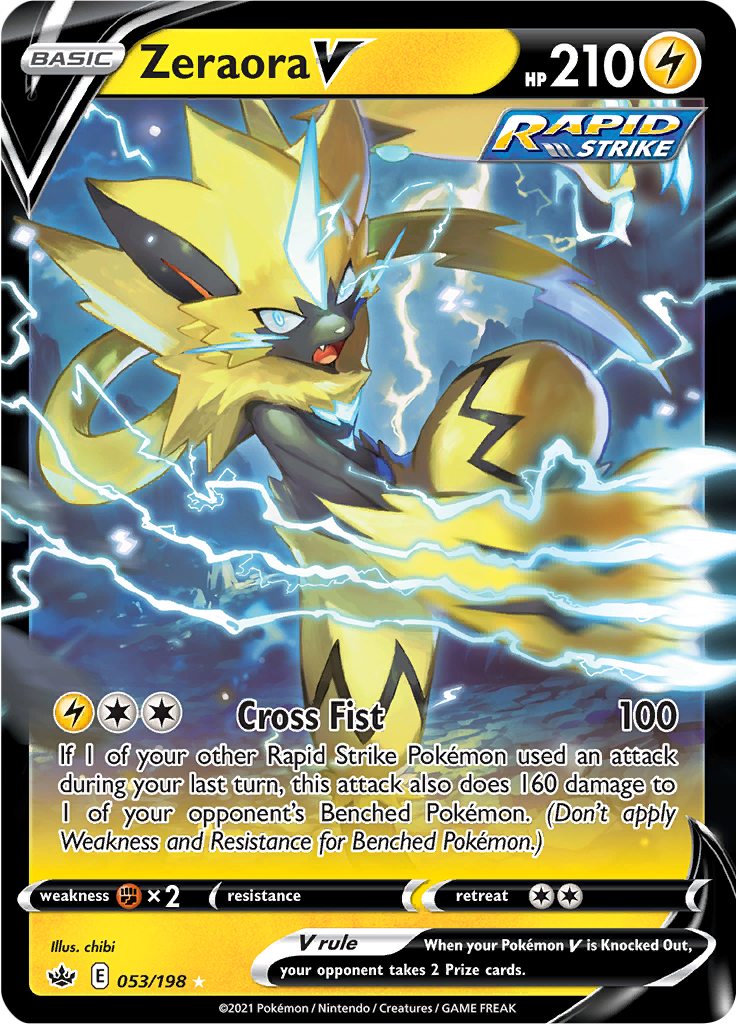 Zeraora V - 53/198 - Ultra Rare