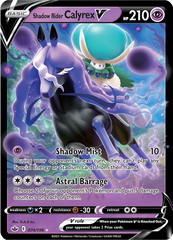 Shadow Rider Calyrex V - 74/198 - Ultra Rare