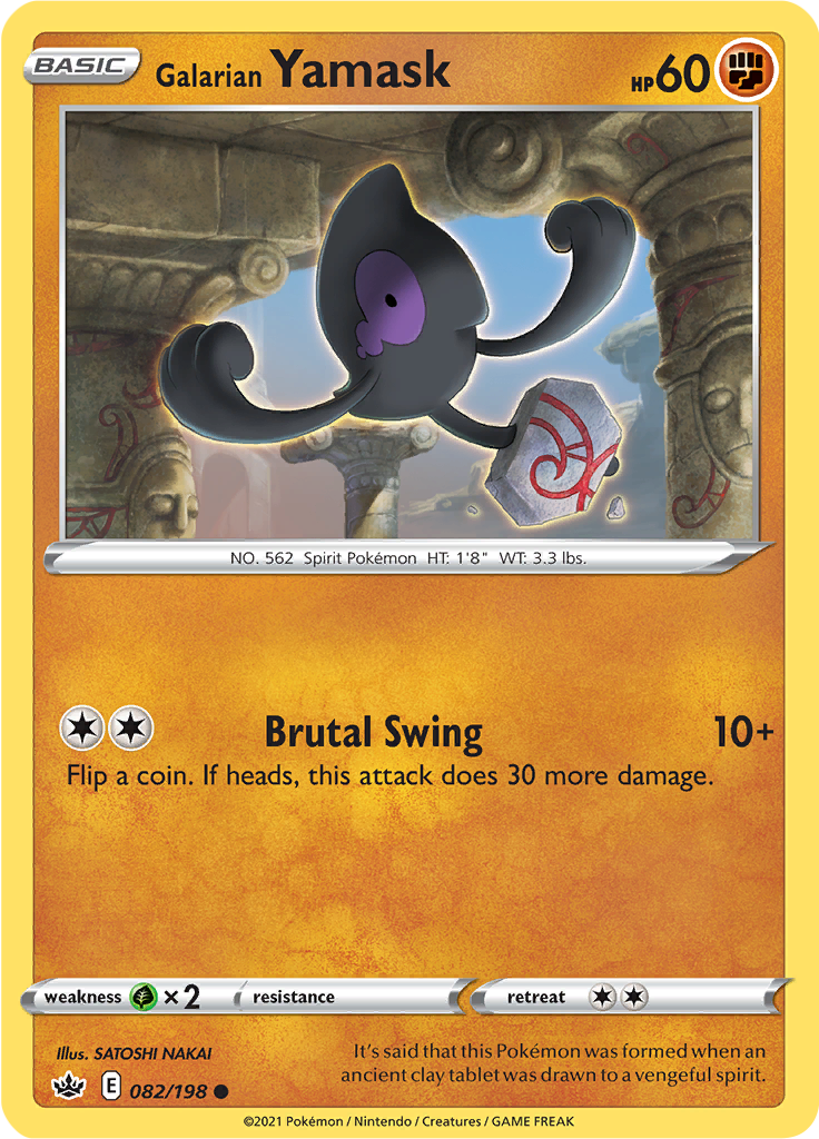 Galarian Yamask - 82/198 - Common