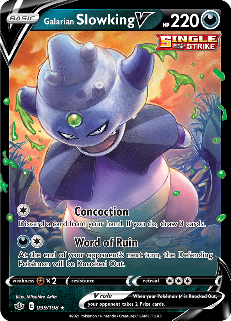 Galarian Slowking V - 99/198 - Ultra Rare