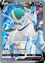 Ice Rider Calyrex V - 163/198 - Full Art Rare