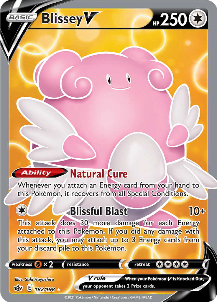 Blissey V - 182/198 - Full Art Rare
