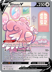 Blissey V - 183/198 - Full Art Rare