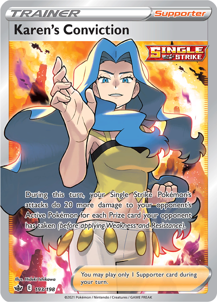 Karen's Conviction - 193/198 - Full Art Rare