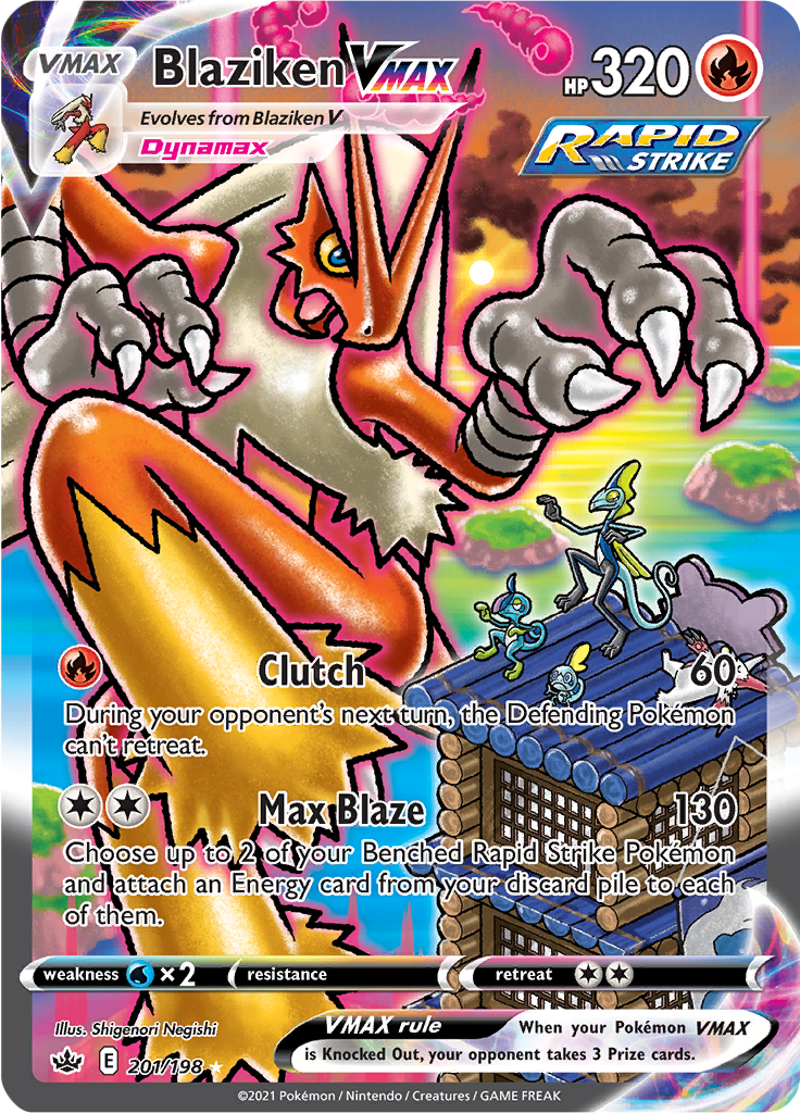 Blaziken VMAX - 201/198 - Secret Rare